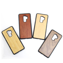 Natural engraving wood mobile phone cover case
